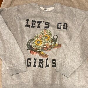 Gray Graphic Sweatshirt